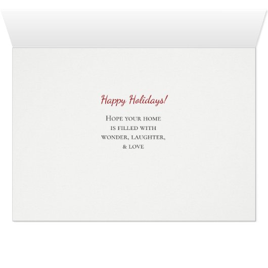 Funny Chickts in Lights Weihnachtskarte (Innenansicht Horizontal (Unten))