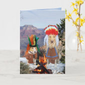 Funny Chief Hund/Labrador Smoke signalisiert Gebur Karte (Gelbe Blume)