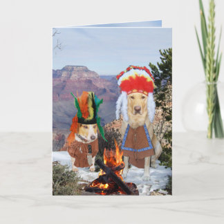 Funny Chief Hund/Labrador Smoke signalisiert Gebur Karte