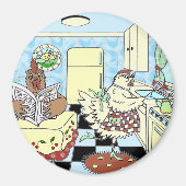 Funny chiens Magnet (Vorne)