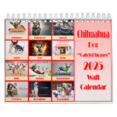 Funny Chihuahua 2025 Catchphrases Wall Calendar Kalender (Titelbild)