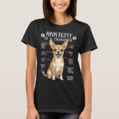 Funny Chihuahua Anatomy Of A Chihuahua Dog Owner P T-Shirt (Vorderseite)