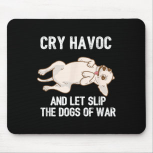 Funny Chihuahua Besitzer weinen Havoc und Lass die Mousepad