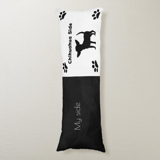 Funny Chihuahua Body Pillow Seitenschläferkissen (Vorderseite Vertikal)