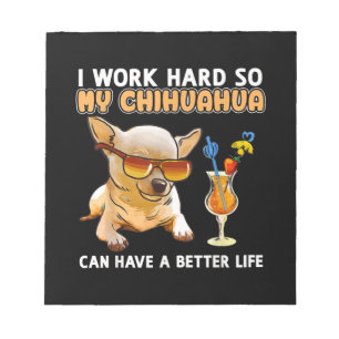 Funny Chihuahua Chihuahua Lover Geschenke Notizblock
