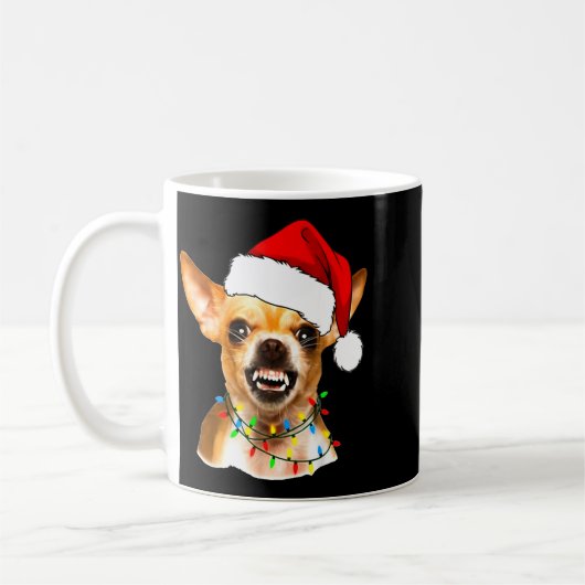 Funny Chihuahua Christmas Shirt For Dog Lovers Wom Kaffeetasse (Links)