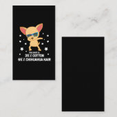 Funny Chihuahua Dabbing Hufbaum Visitenkarte (Vorne/Hinten)