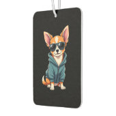 Funny Chihuahua Dog Easily Distracted By Large Dog Autolufterfrischer (Links)