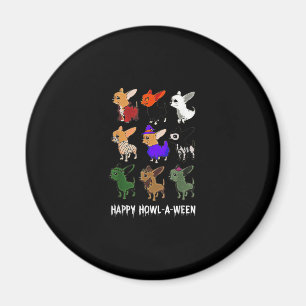 Funny Chihuahua Dog Halloween Happy Halloween Magnet