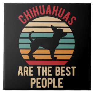 Funny Chihuahua Dogs Gift Fliese