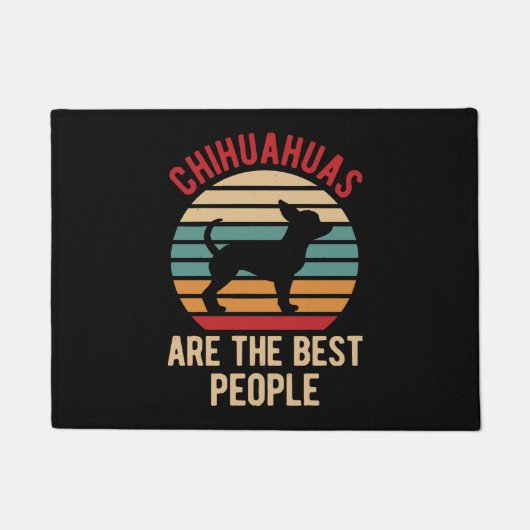 Funny Chihuahua Dogs Gift Fußmatte (Vorderseite)
