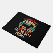 Funny Chihuahua Dogs Gift Fußmatte (Schrägansicht)