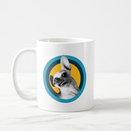 Funny Chihuahua - "Duh Dog" Kaffeetasse (Links)