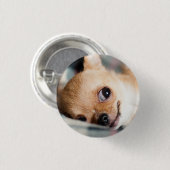 Funny Chihuahua Face Button (Vorne & Hinten)