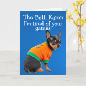 Funny Chihuahua Hund Geburtstagkarte Karte (Gelbe Blume)