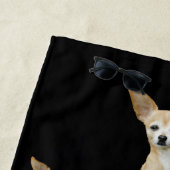 Funny Chihuahua Hund Niedlich Tan White Psychedeli Strandtuch (Beispiel)
