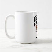 Funny Chihuahua Hund "Tiny Body, Mighty Rage" Kaffeetasse (Links)