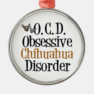 Funny Chihuahua Ornament Aus Metall