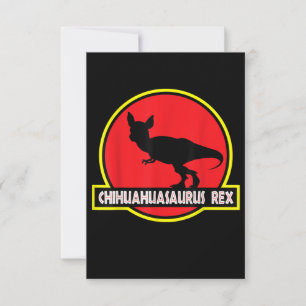 Funny Chihuahua Women Men - Halloween-Geschenke RSVP Karte