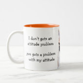 Funny Chihuahua Zweifarbige Tasse (Links)