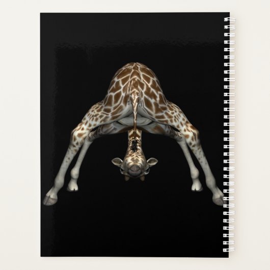 Funny Childish Giraffe Planer (Rückseite)