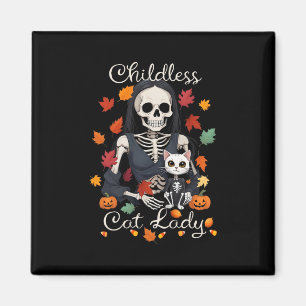 Funny Childless Cat Lady Halloween Kostüm Party K Magnet