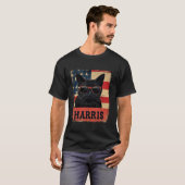 Funny Childless Cat Ladys For Harris 2024 T Shirt (Vorne ganz)