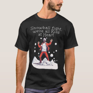 Funny Childlike Man in Tracksuit für Snowball Wint T-Shirt