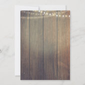 Funny Chilhood Fotos | Rustikales Holz Save the Da Date (Rückseite)