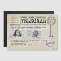 Funny Chilhood Fotos | Save the Date Telegramm