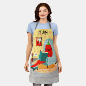 Funny Chili Chile Pfeffer chihuahua mexikanisches Schürze (Getragen)