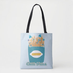 Funny Chili Fries Albern Food Cartoon Pun Tasche