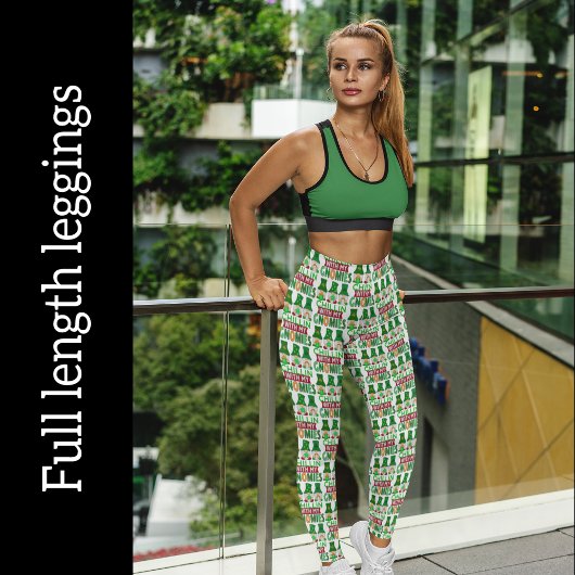 Funny Chillin mit Gnomies St Patricks Day Leggings