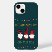Funny Chillin' mit meinen Gnomen Weihnachtslöffel Case-Mate iPhone Hülle (Rückseite)