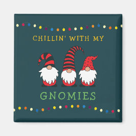 Funny Chillin' mit meinen Gnomen Weihnachtslöffel  Magnet