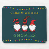 Funny Chillin' mit meinen Gnomen Weihnachtslöffel  Mousepad (Vorne)