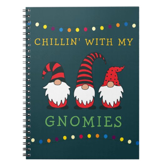 Funny Chillin' mit meinen Gnomen Weihnachtslöffel  Notizblock (Vorderseite)