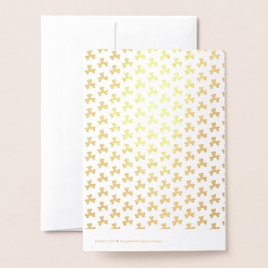 Funny Chillin mit meinen Gnomies St Patricks Day G Folienkarte (Rückseite mit Umschlag)