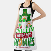 Funny Chillin mit meinen Gnomies St Patricks Day L Schürze (InSitu)