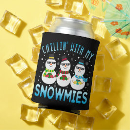 Funny Chillin' mit meinen Schneemassen Weihnachten Dosenkühler