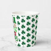 Funny Chillin mit My Gnomies St Patricks Day Pappbecher (Links)