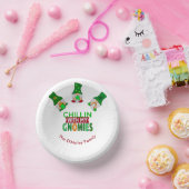 Funny Chillin mit My Gnomies St Patricks Day Pappteller (Party)