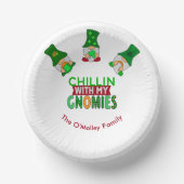 Funny Chillin mit My Gnomies St Patricks Day Pappteller (Vorderseite)