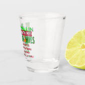 Funny Chillin mit My Gnomies St Patricks Day Schnapsglas (Rechts)