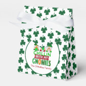 Funny Chillin mit My Gnomies St Patricks Day Zent Geschenkschachtel (Vorderseite)