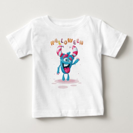 Funny Chilween Monster Kleinkind Baby T-shirt (Vorderseite)