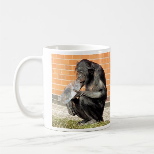 FUNNY CHIMPANZEE KAFFEETASSE (Links)