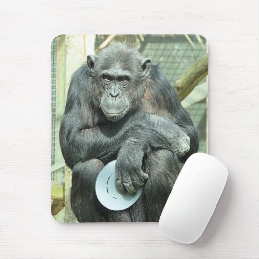 FUNNY CHIMPANZEE MOUSEPAD (Mit Mouse)