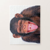 Funny Chimpanzee Portrait, Jigsaw Puzzle (Vertikal)