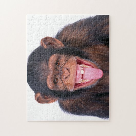 Funny Chimpanzee Portrait, Jigsaw Puzzle (Vertikal)